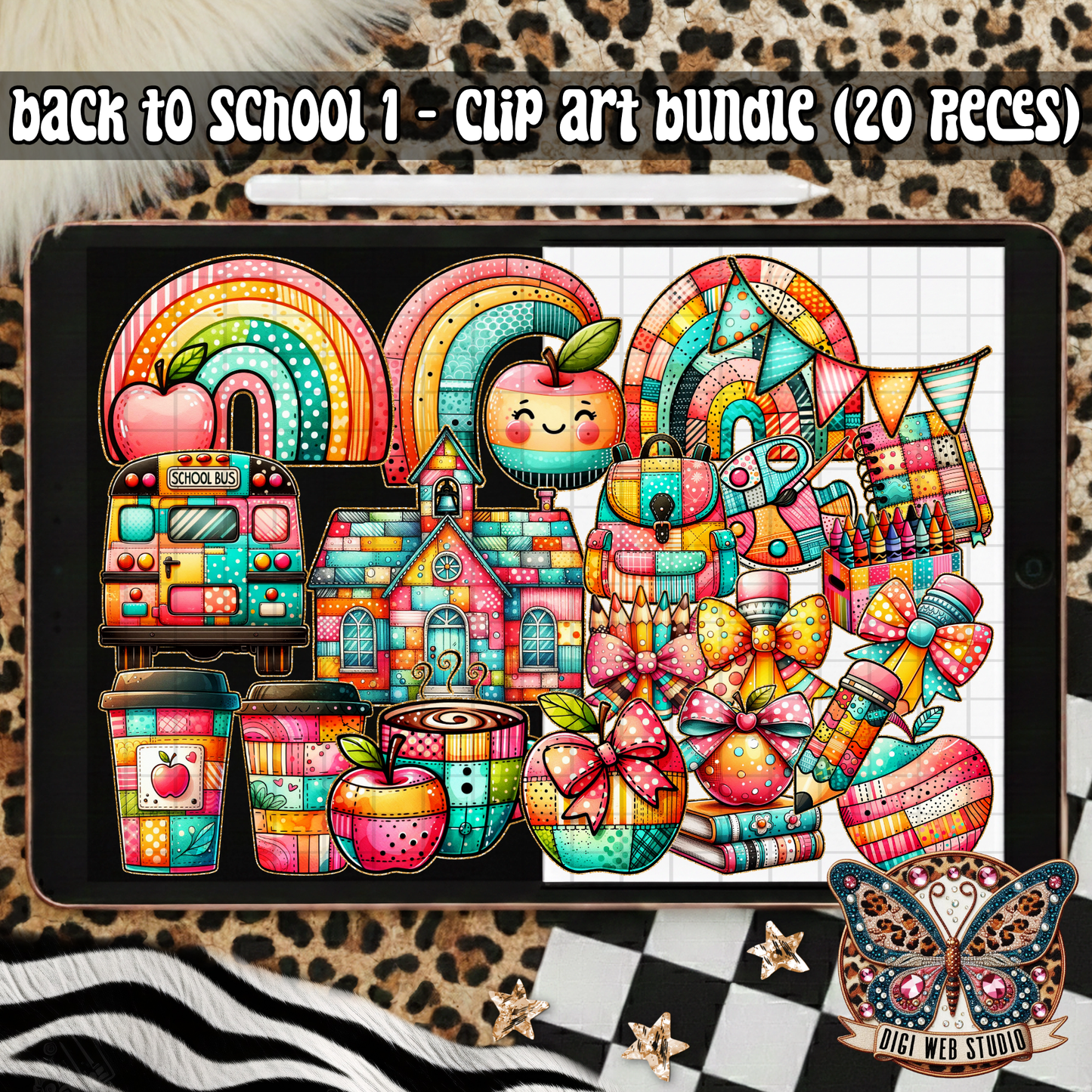 Design Elements - 2025 Clip Art Bundle - Back To School 1