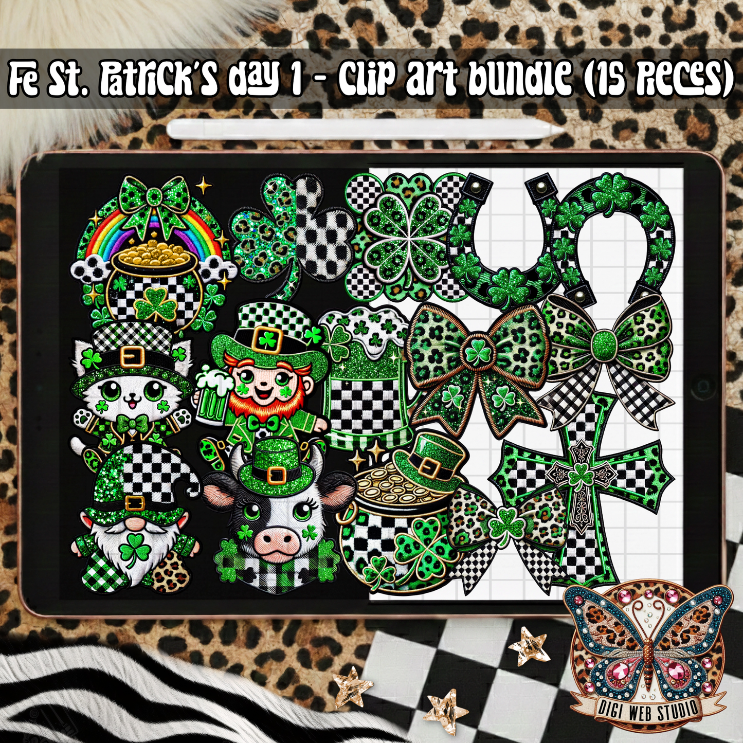 Design Elements - 2025 Clip Art Bundle - FE St. Patrick's Day 1