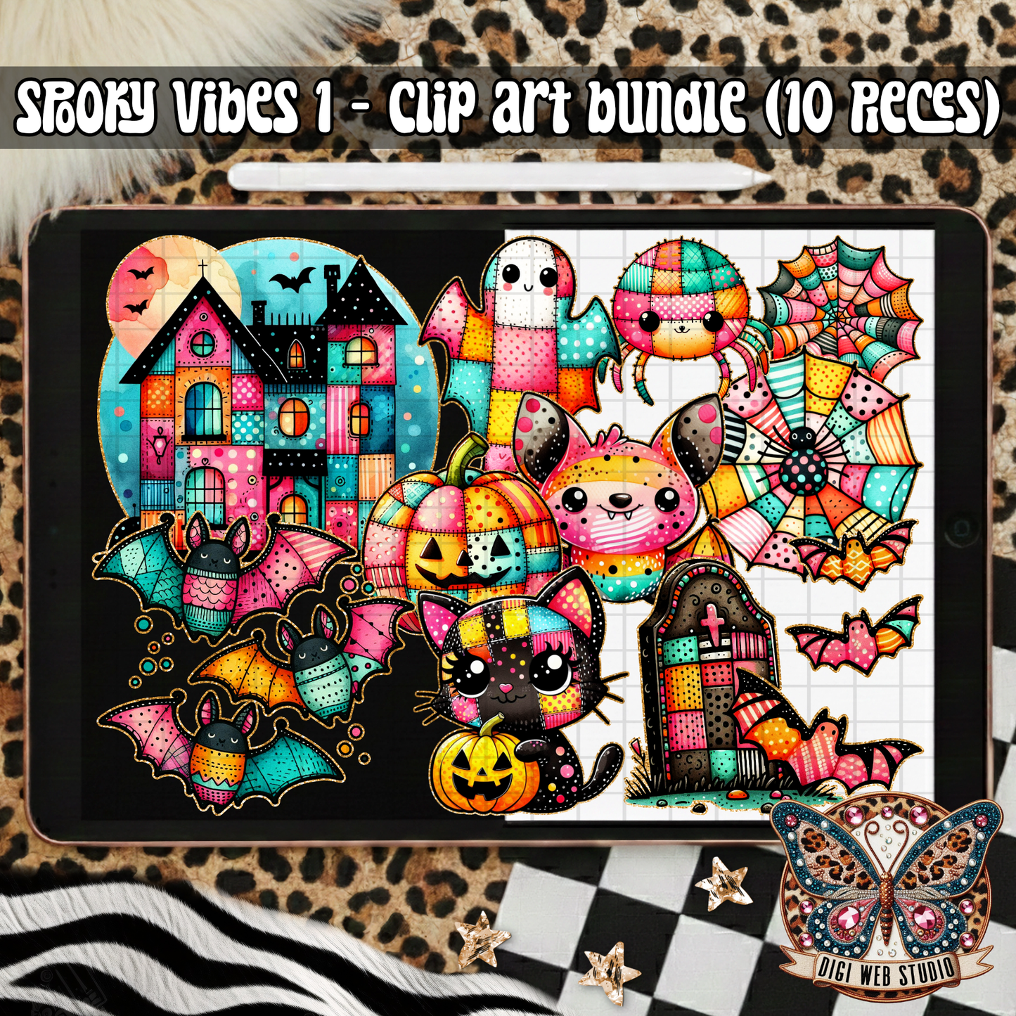 Design Elements - 2025 Clip Art Bundle - Spooky Vibes 1