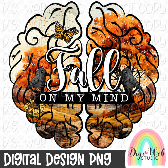 Fall On My Mind 1 - Digital Design PNG