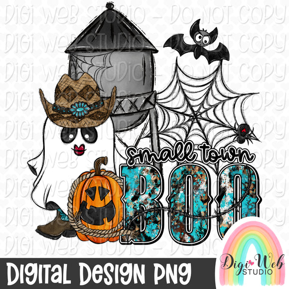 Small Town Boo 1 - Digital Design PNG