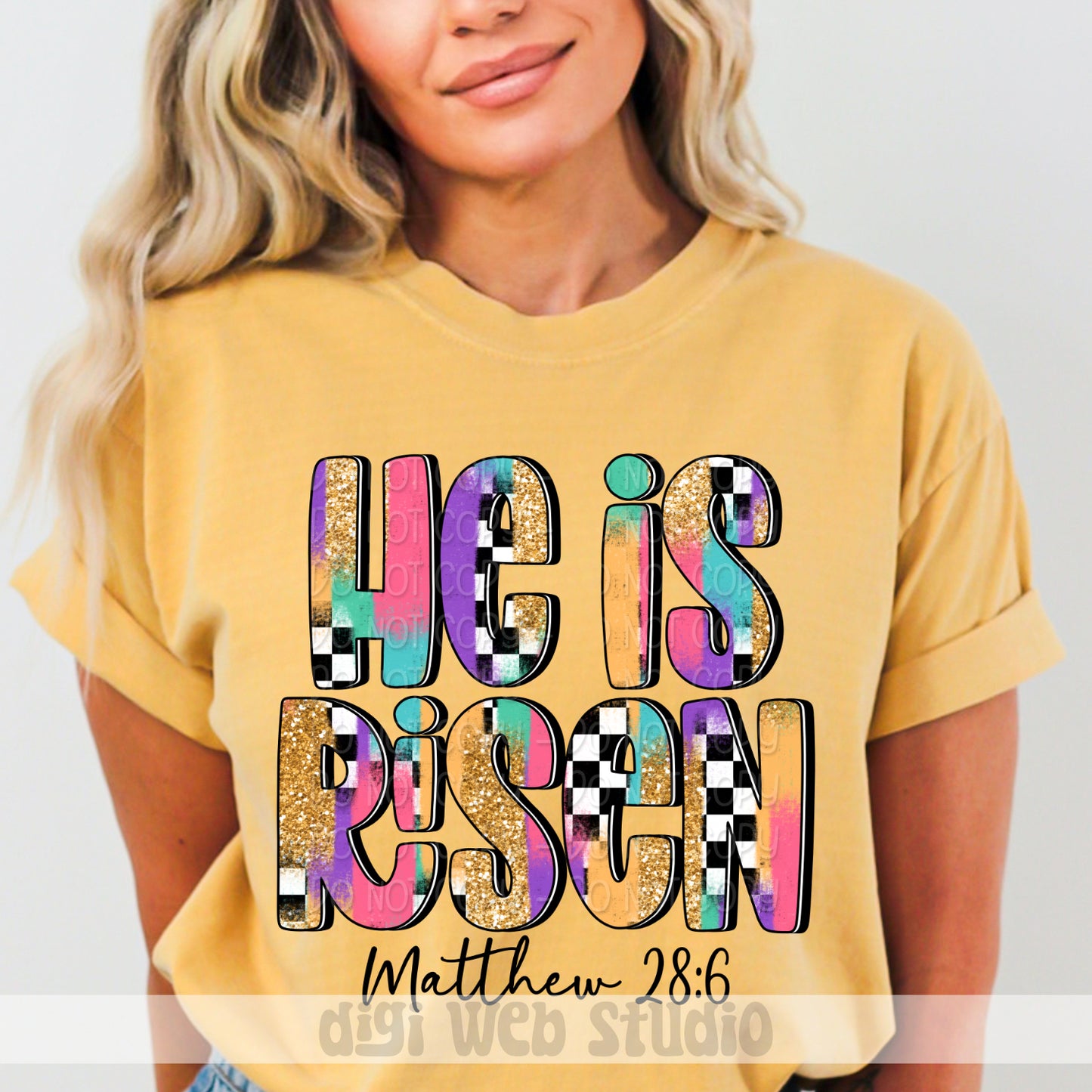 He Is Risen 1 - 2025 Digital PNG Design