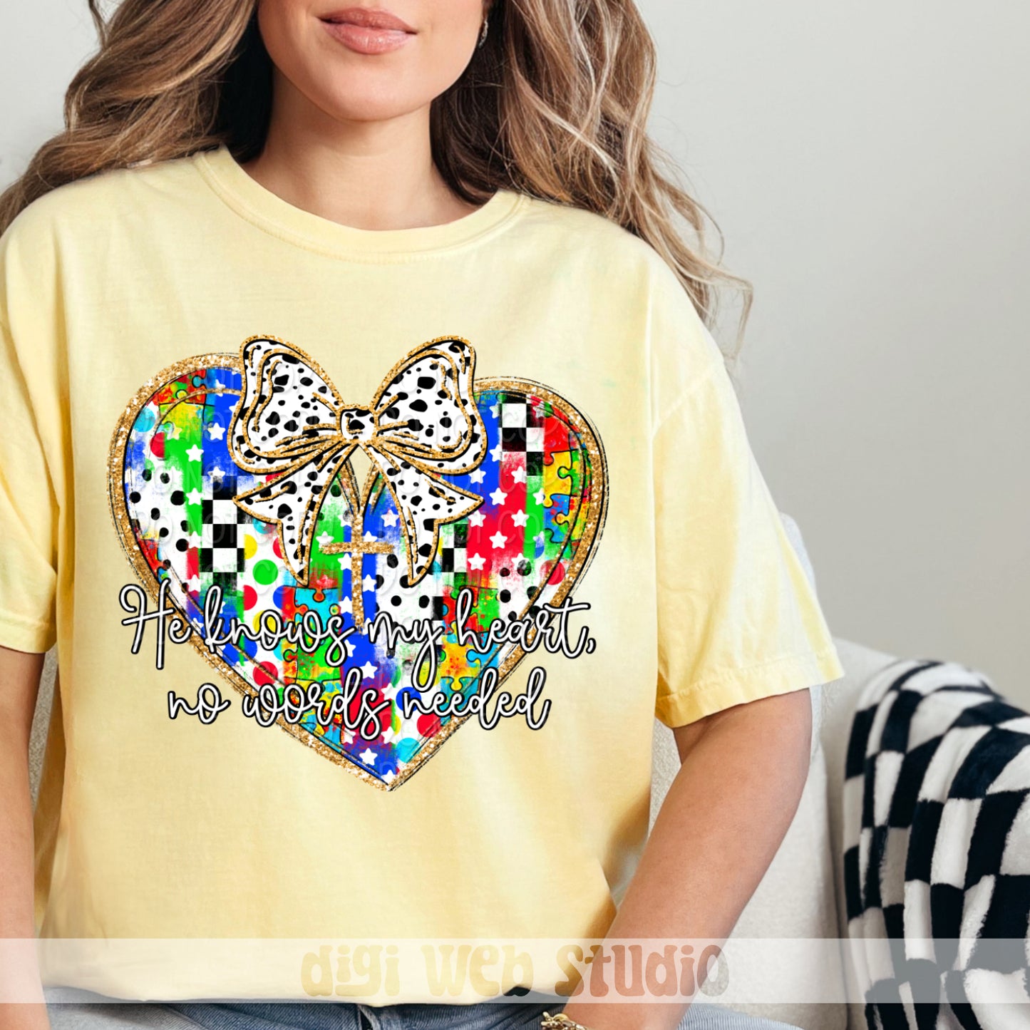 He Knows My Heart No Words Needed 1 - 2025 Digital PNG Design