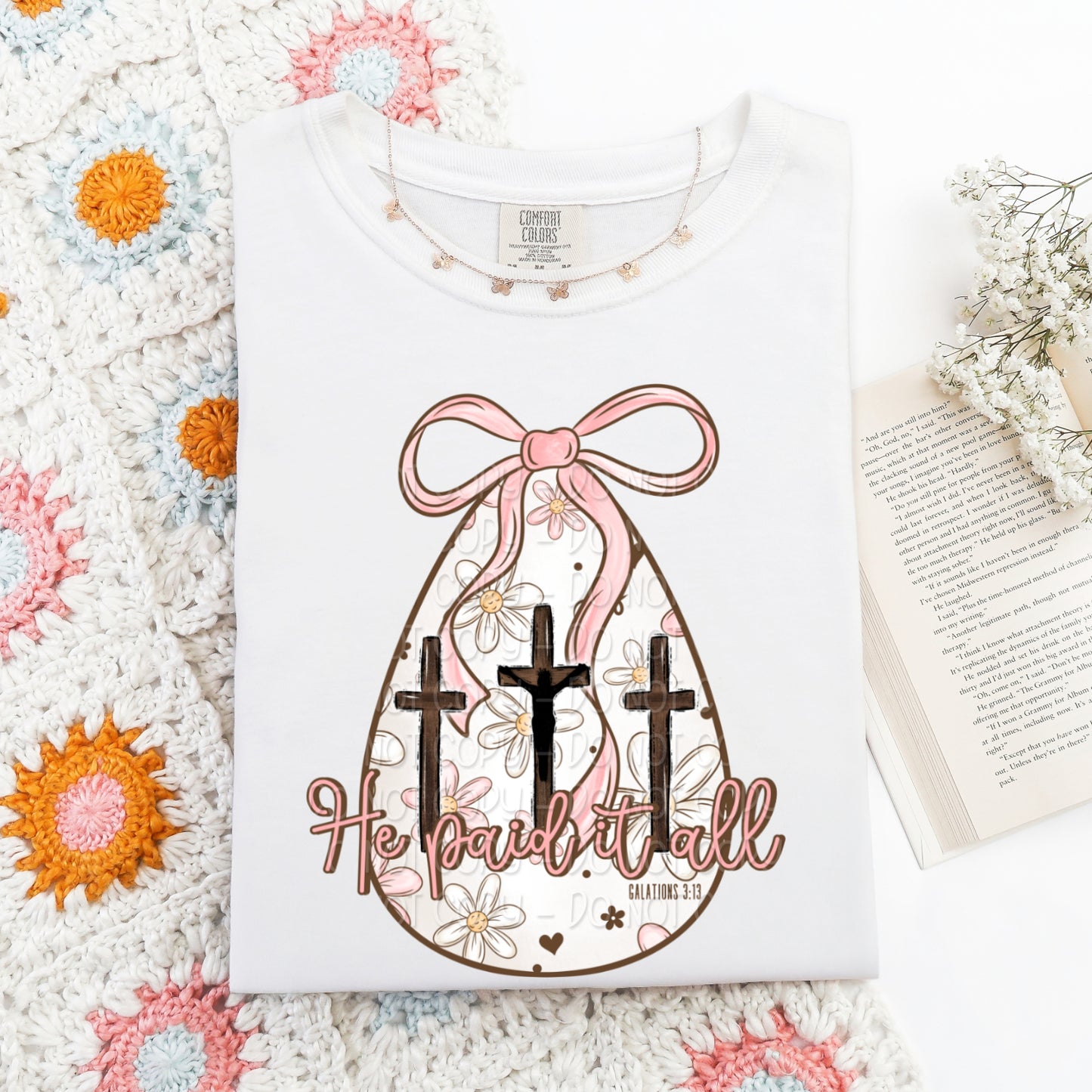 He Paid It All Easter Egg 1 - 2026 Digital PNG Design