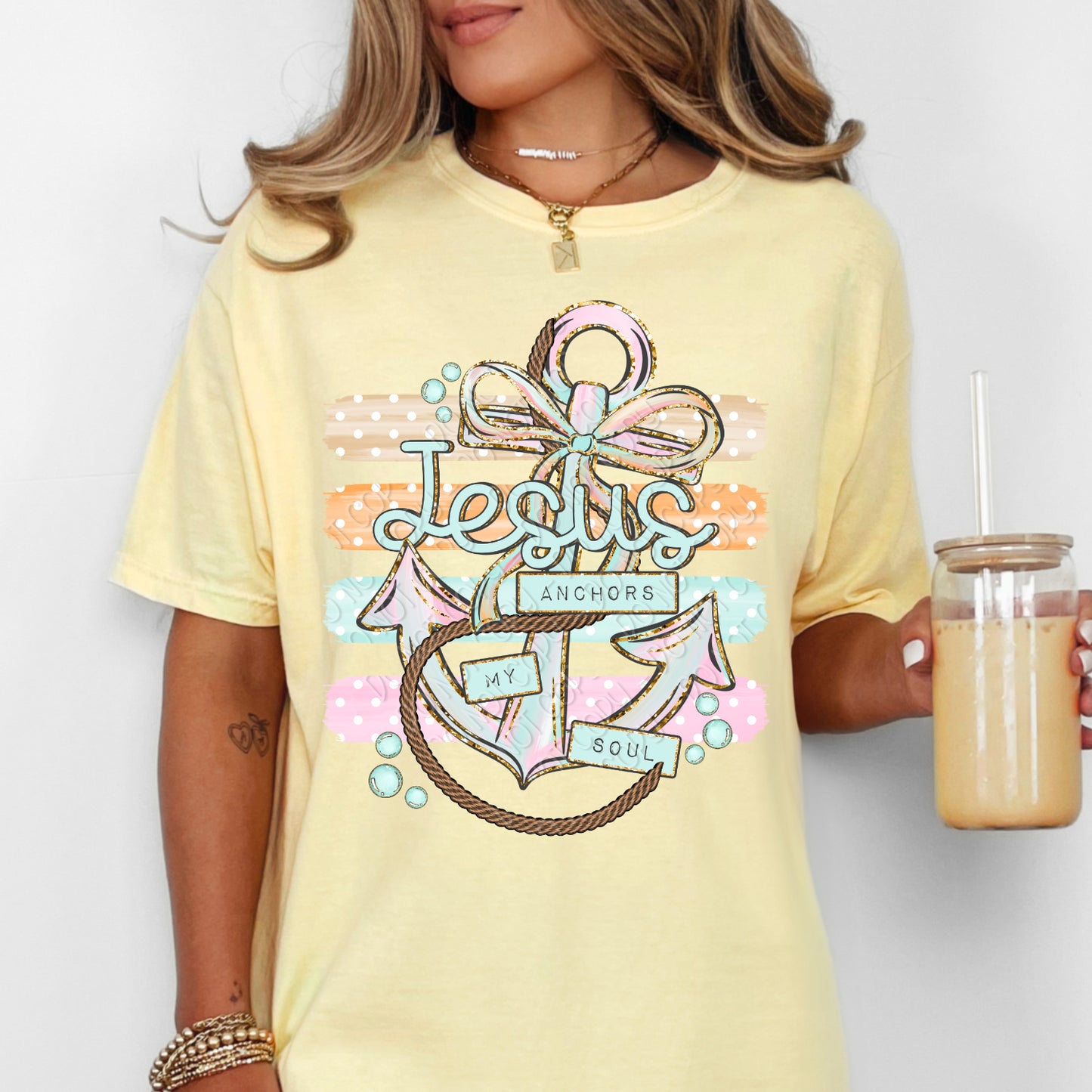 Jesus Anchors My Soul 1 - 2026 Digital PNG Design