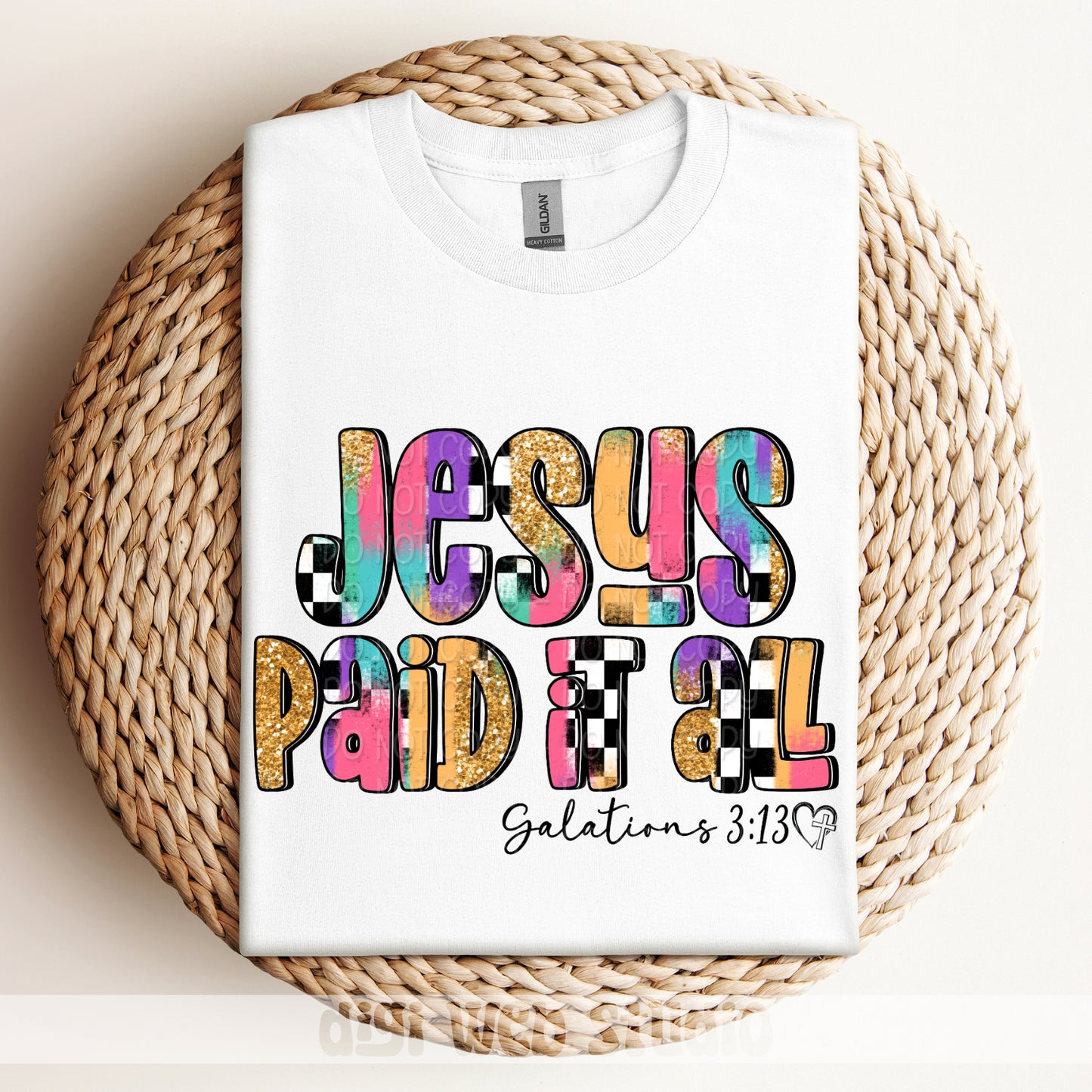 Jesus Paid It All 1 - 2025 Digital PNG Design