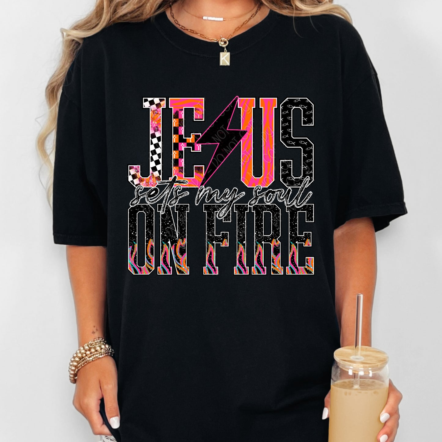 Jesus Sets My Soul On Fire 1 - 2026 Digital PNG Design