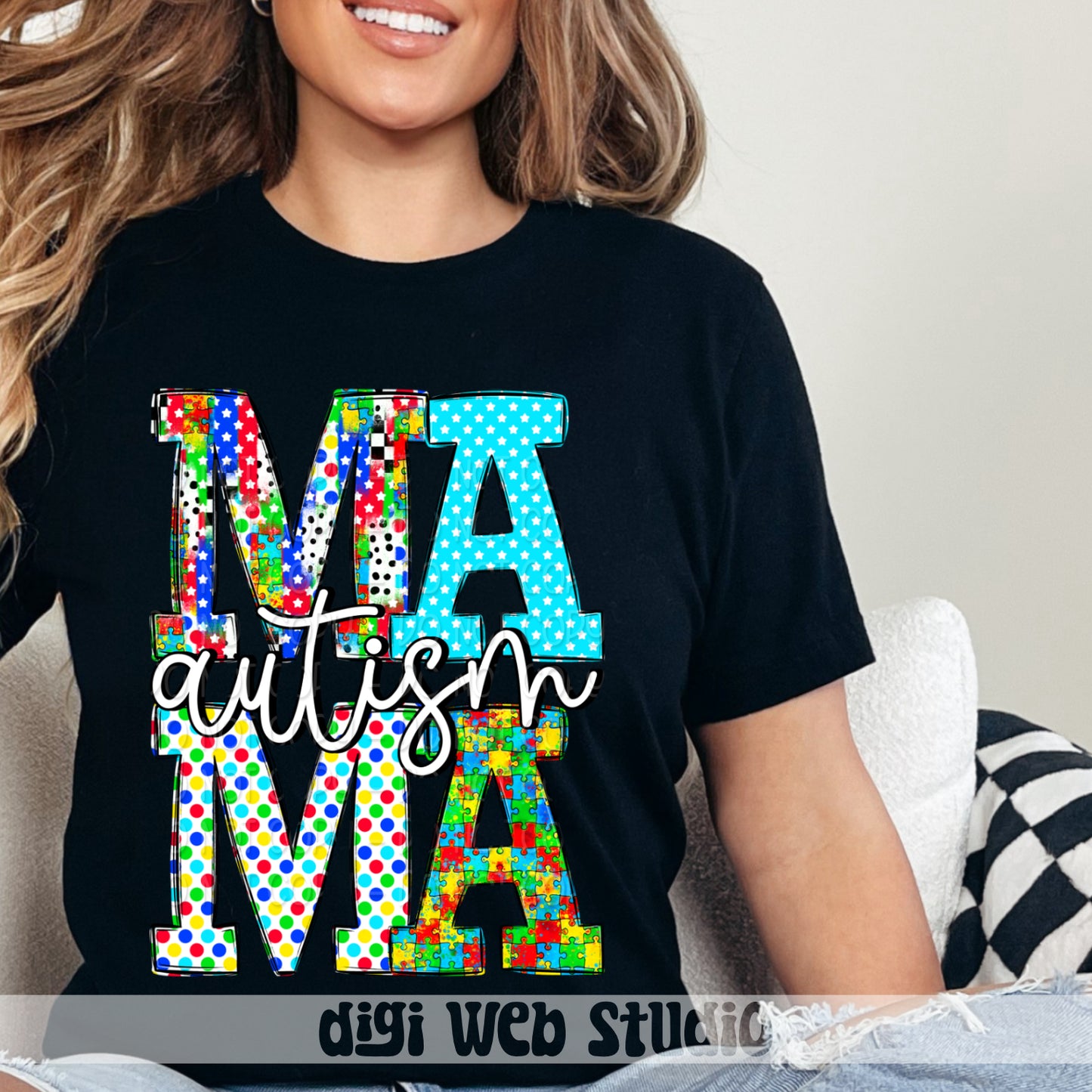 Autism Mama 2 - 2025 Digital PNG Design