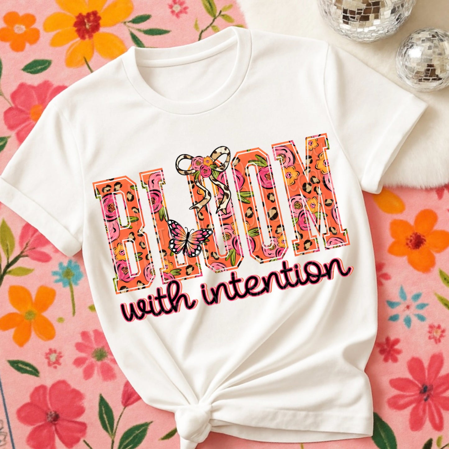 Bloom With Intention 1 - Digital PNG Design