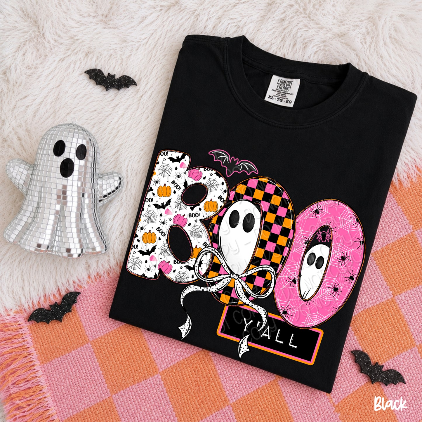 Boo Y'all 1 - 2026 Digital PNG Design