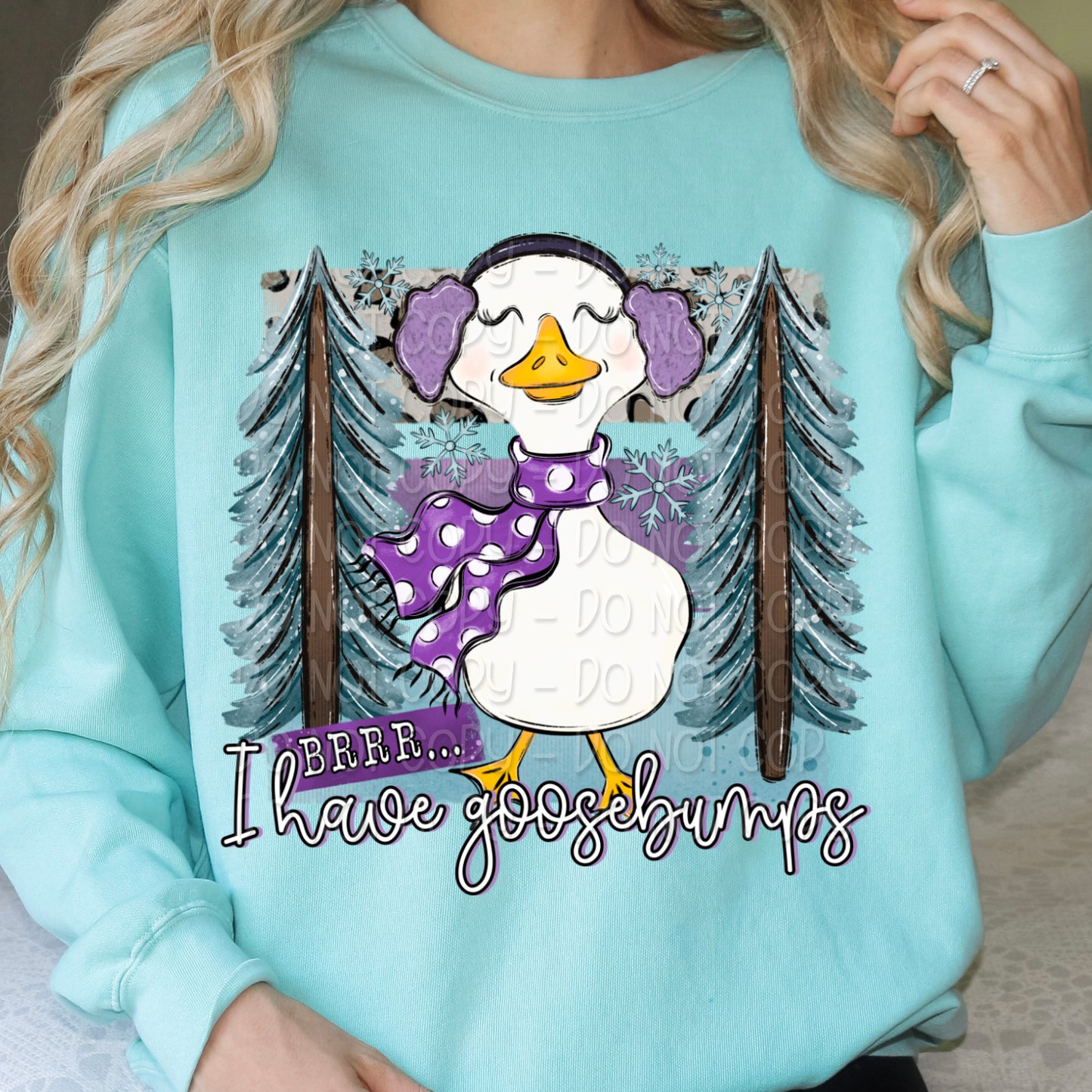Brrr I Have Goosebumps 1 - 2025 Digital PNG Design