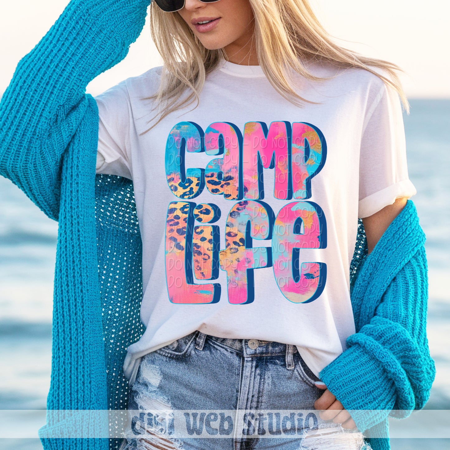Camp Life 1 - 2025 Digital PNG Design