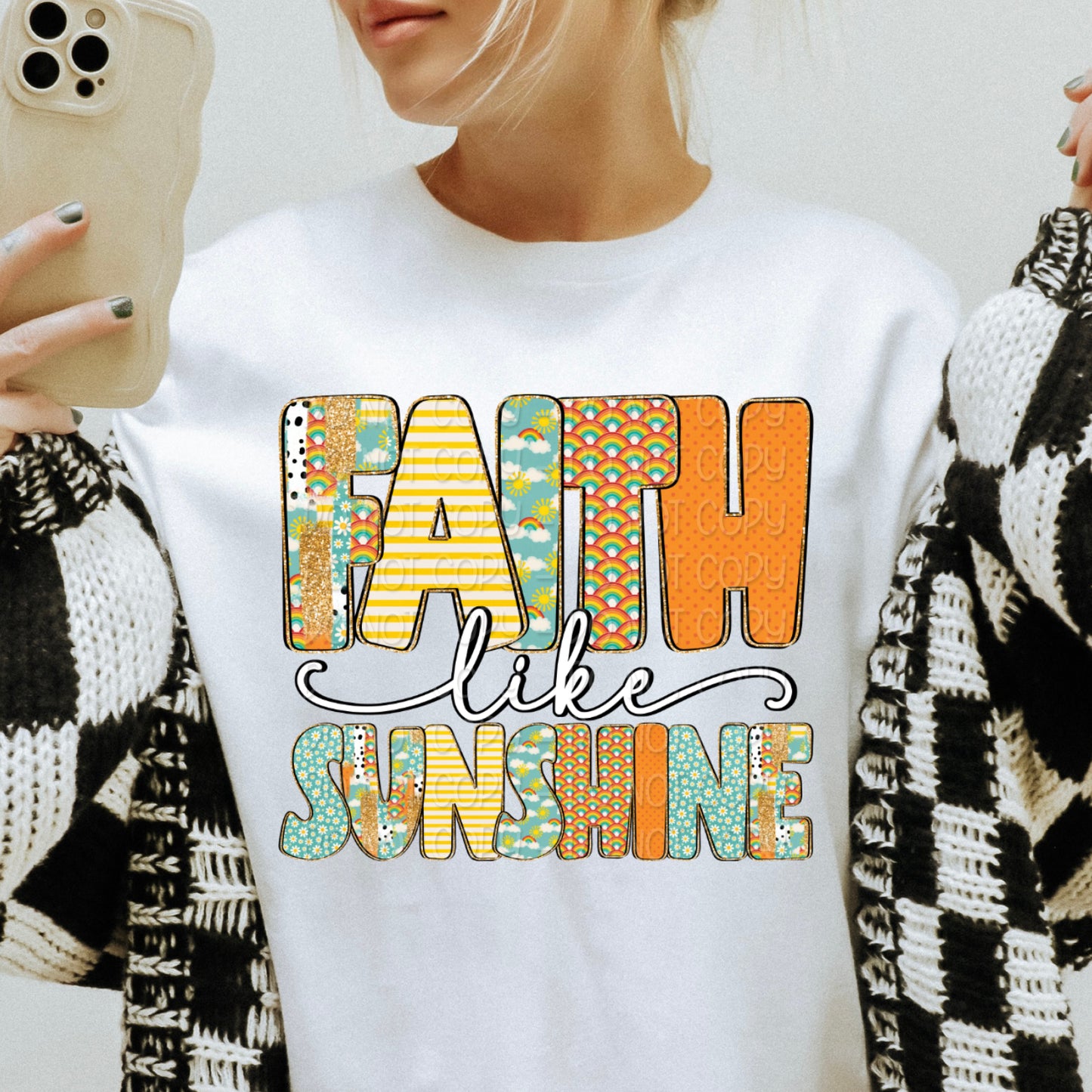 Faith Like Sunshine 1 - 2025 Digital PNG Design