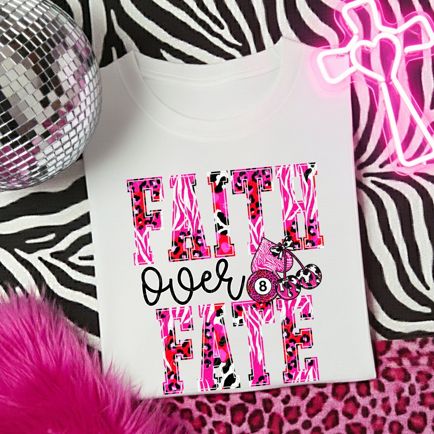 Faith Over Fate 1 - Digital PNG Design w/ Sleeve