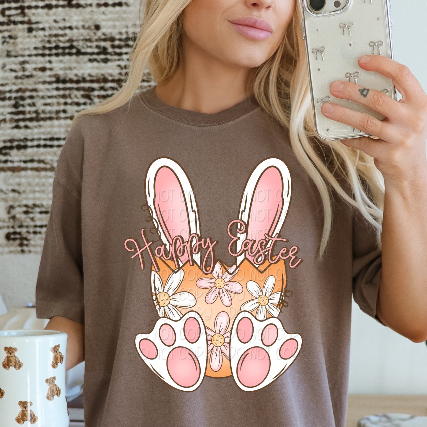 Happy Easter Bunny Egg 1 - 2026 Digital PNG Design