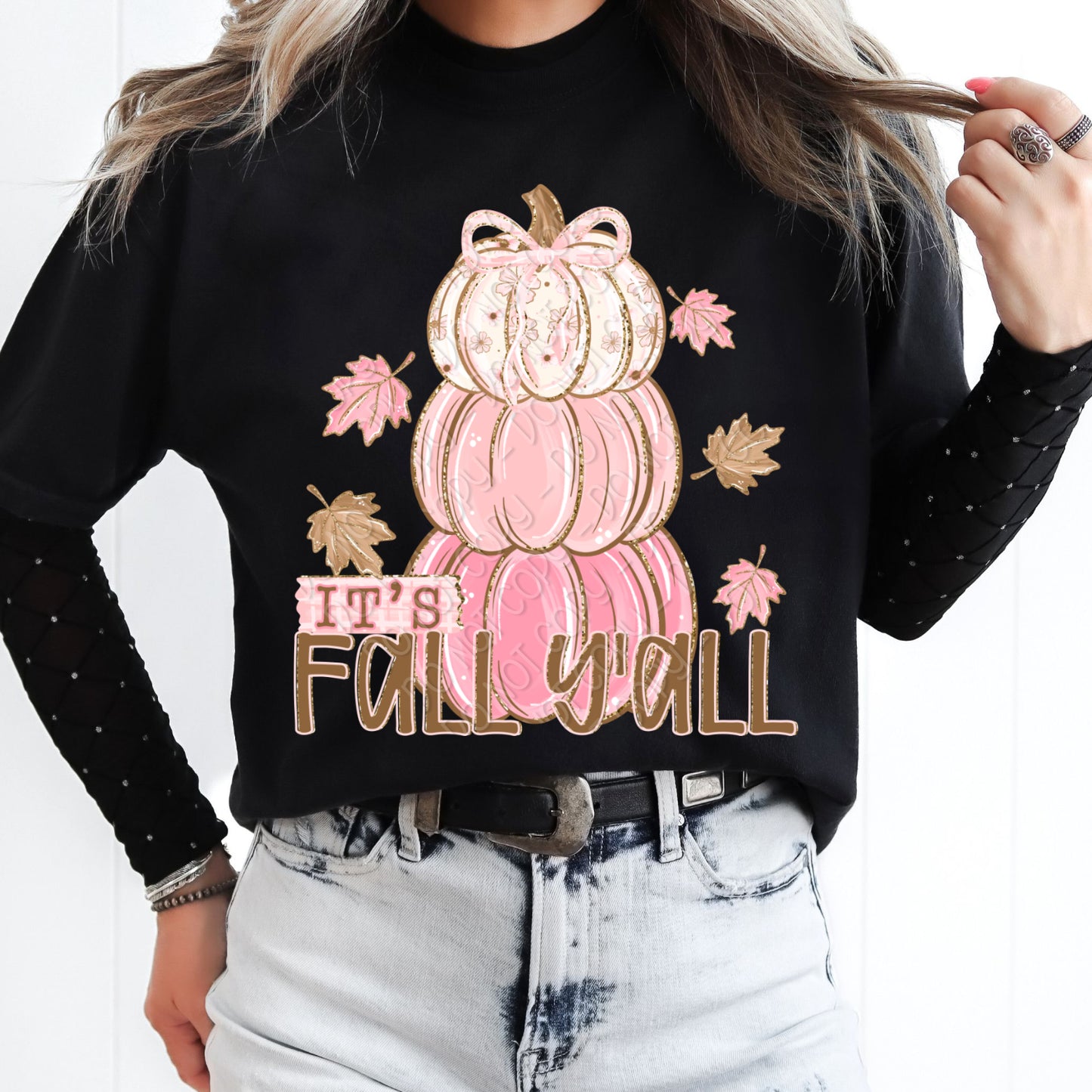 It's Fall Y'all Pumpkins 1 - 2026 Digital PNG Design