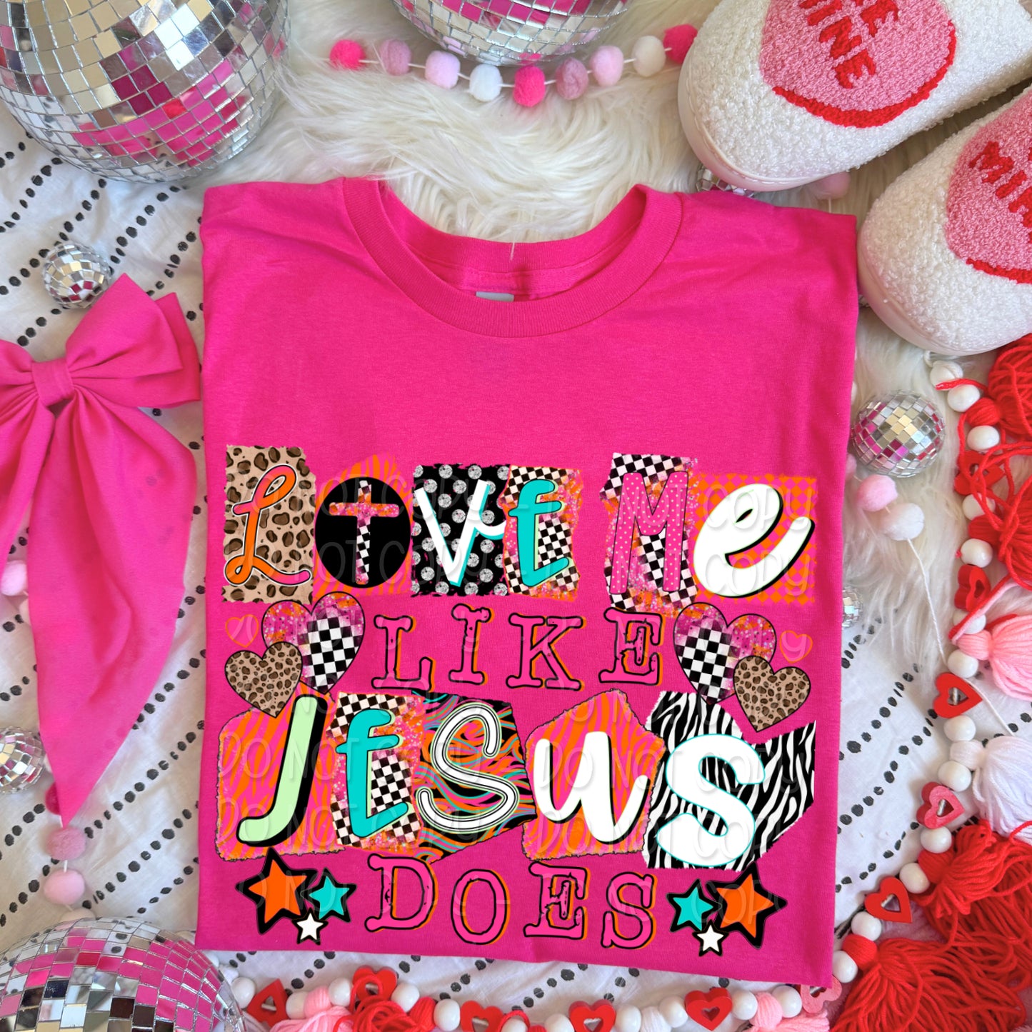 Love Me Like Jesus Does 1 - 2025 Digital PNG Design