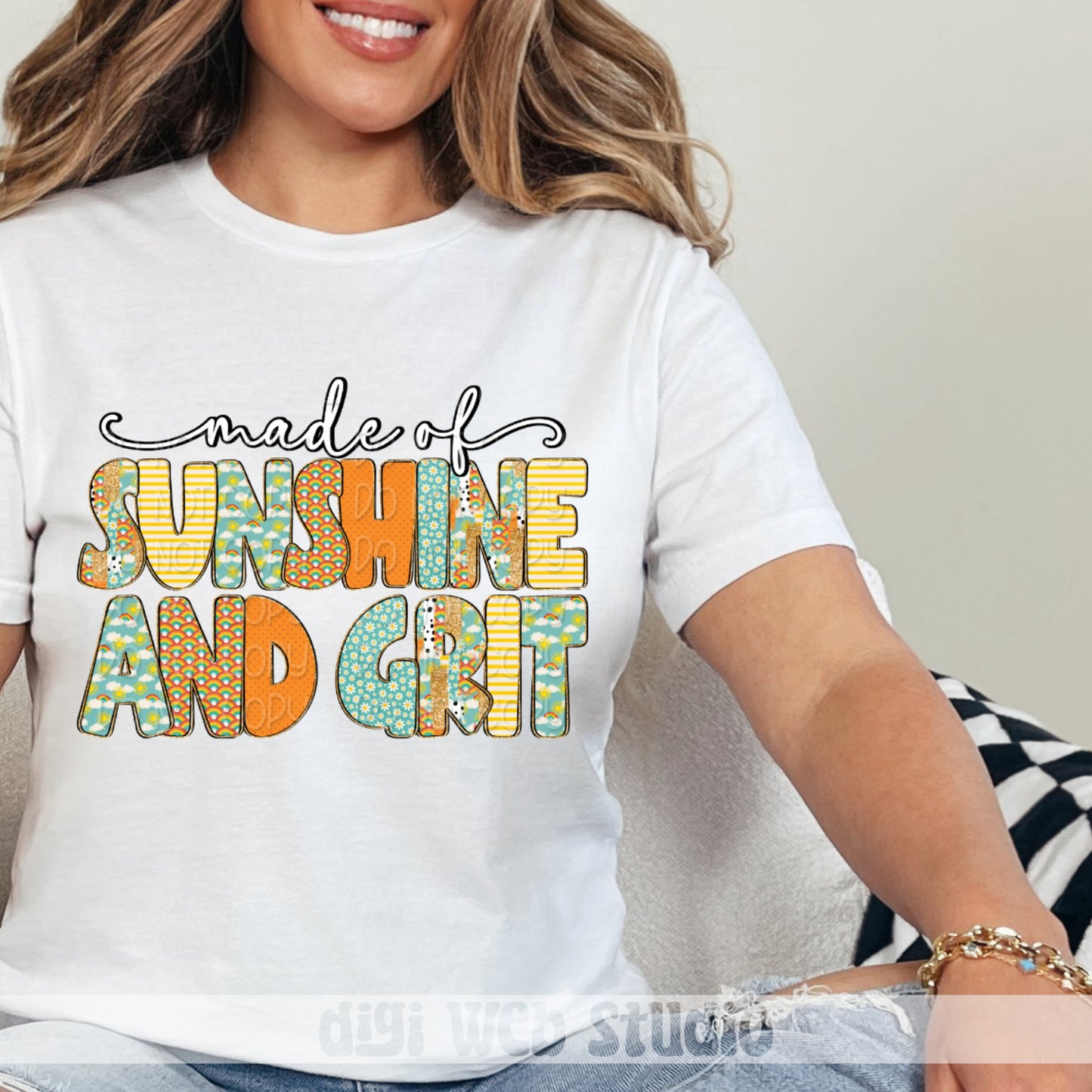 Made Of Sunshine And Grit 1 - 2025 Digital PNG Design