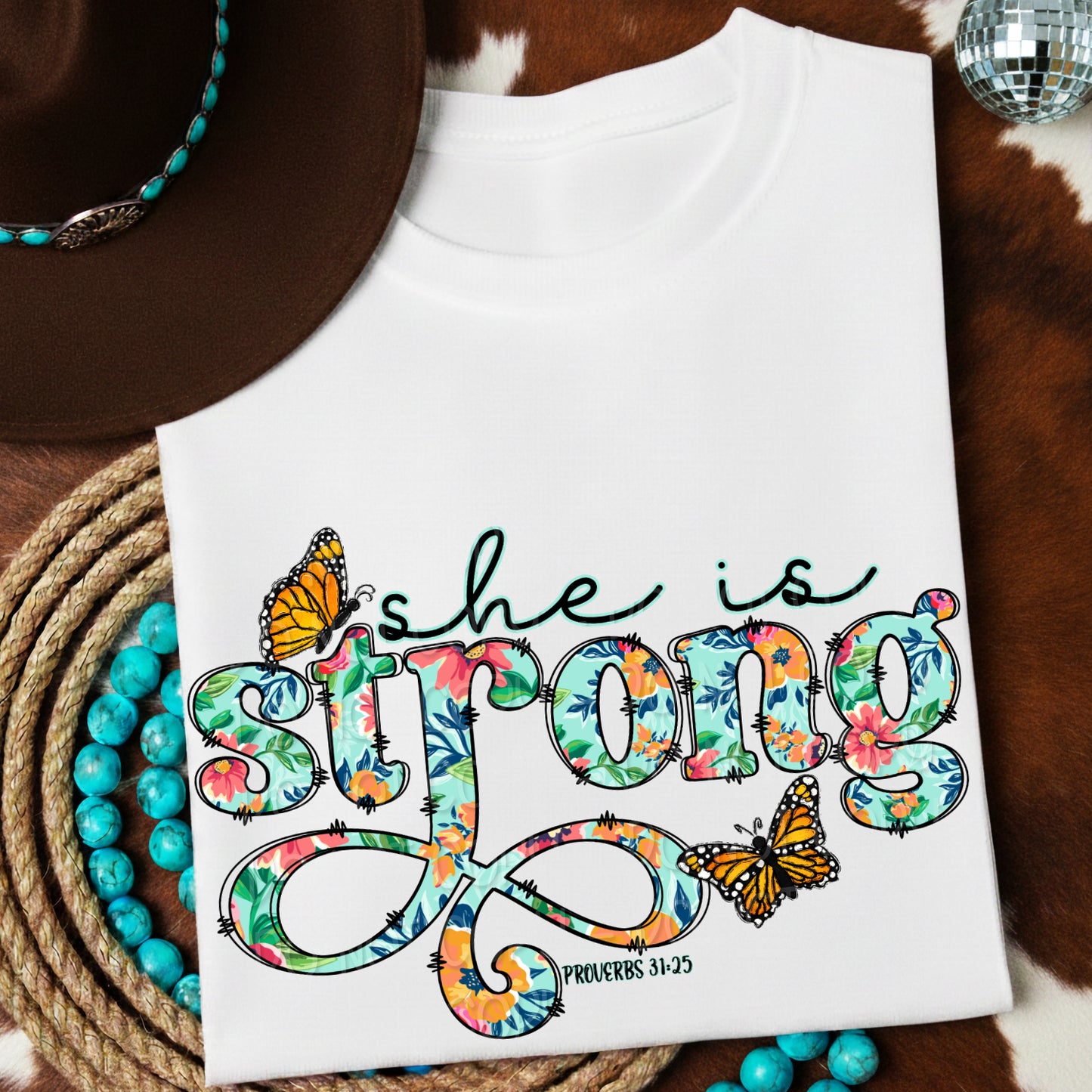 She is Strong 1 - 2024 Digital PNG Design