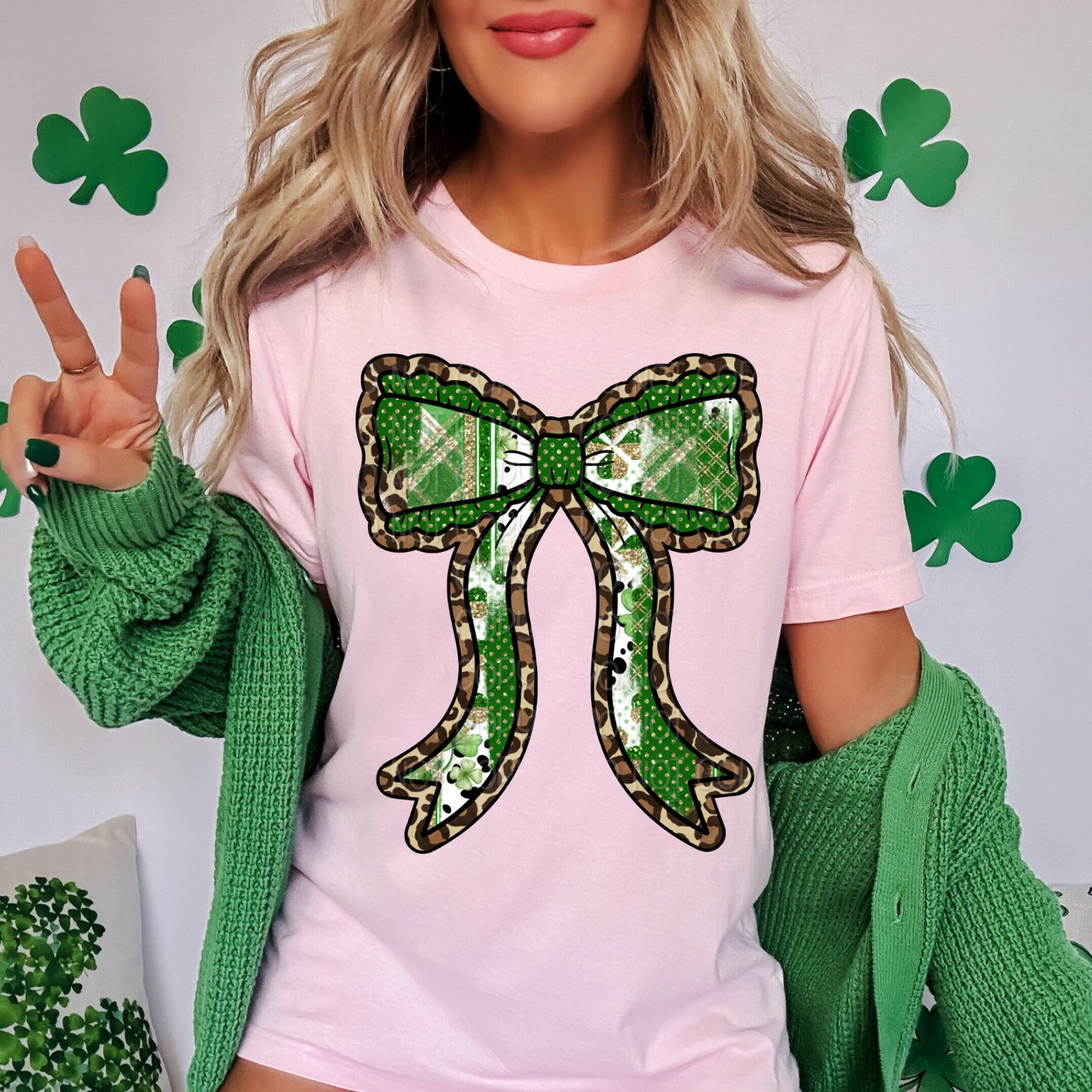 St. Patrick's Day Bow 1 - Digital PNG Design