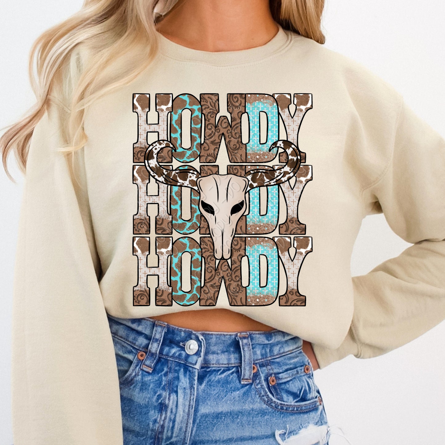 Stacked Howdy 1 - 2026 Digital PNG Design