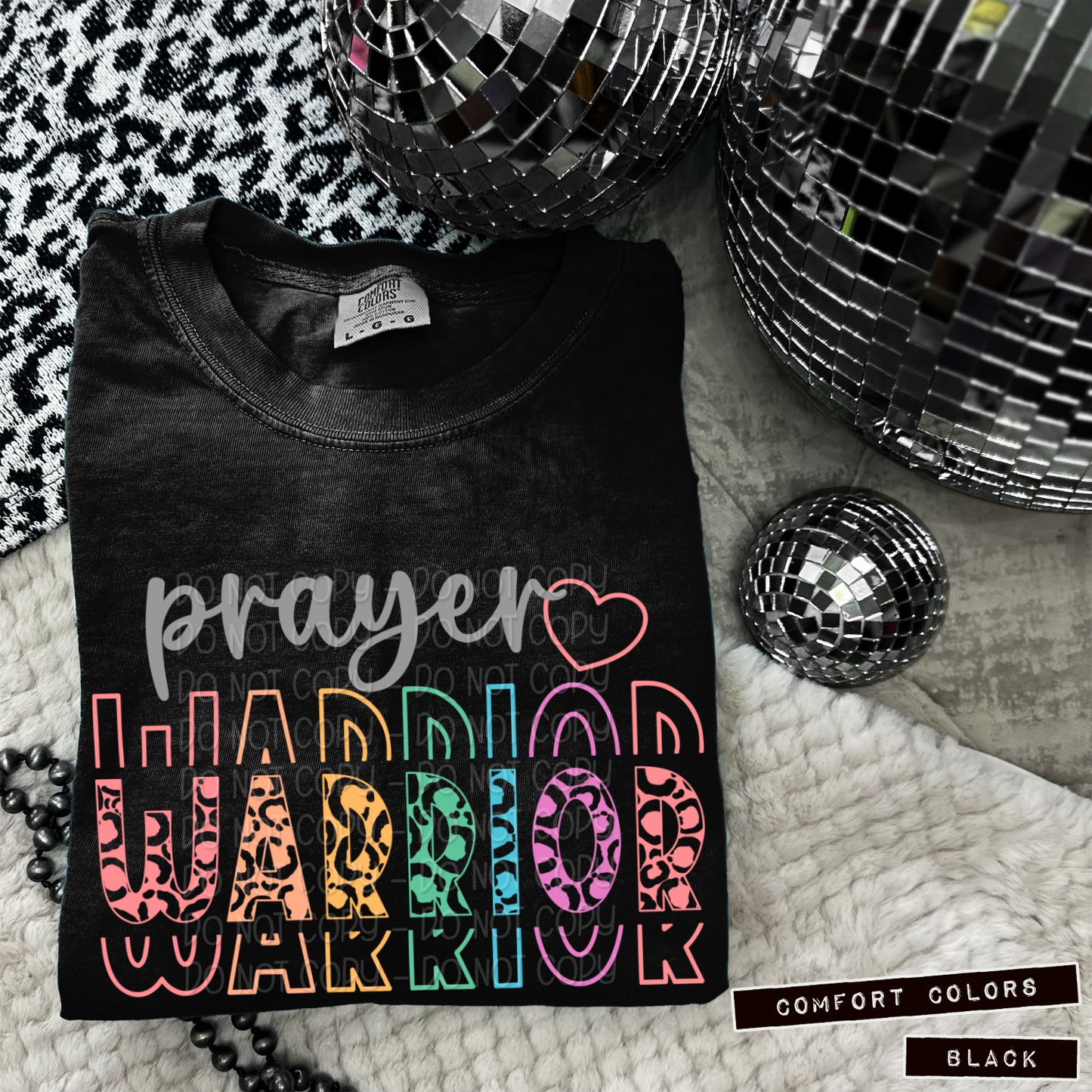 Stacked Prayer Warrior 1 - 2024 Digital PNG Design