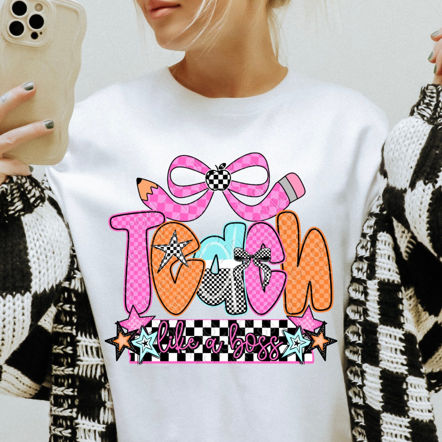 Teach Like A Boss 1 - 2026 Digital PNG Design