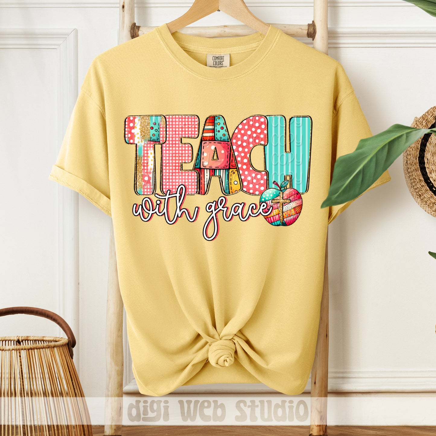 Teach With Grace 1 - 2025 Digital PNG Design