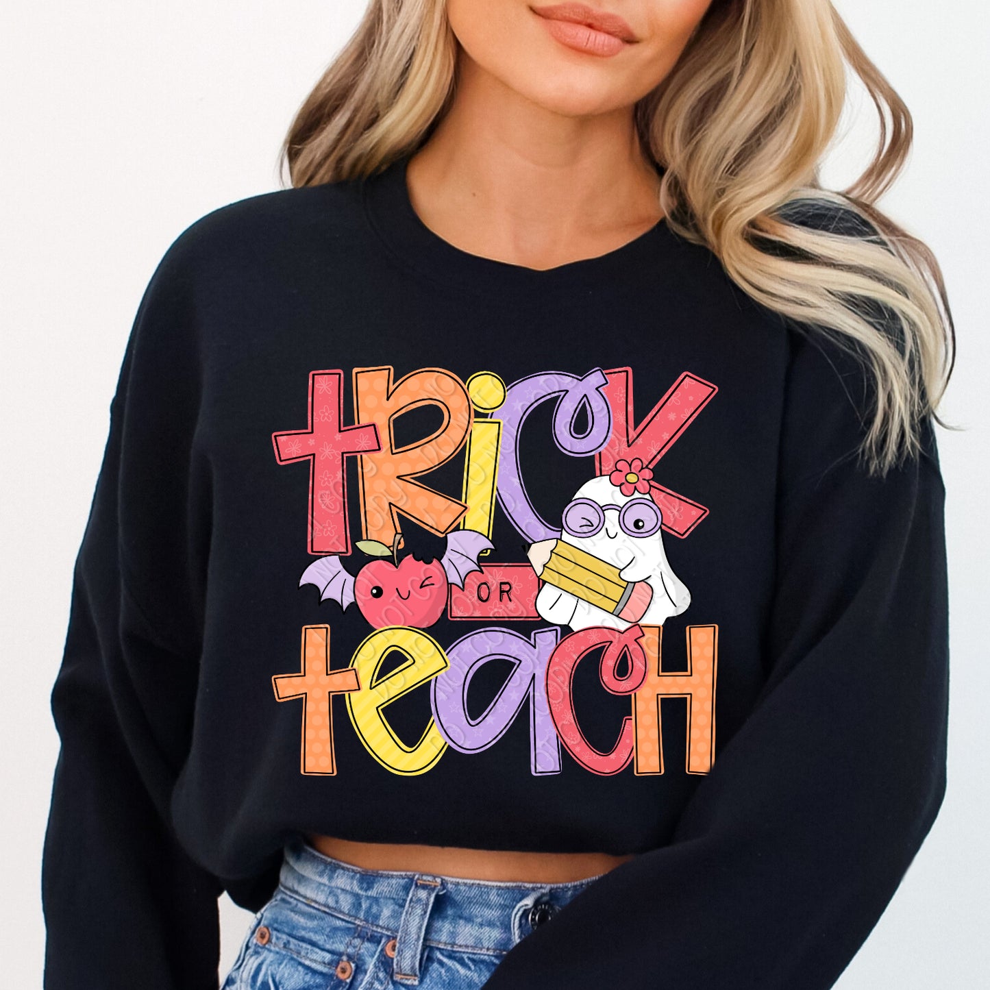 Trick Or Teach 1 - 2026 Digital PNG Design w/ Sleeve