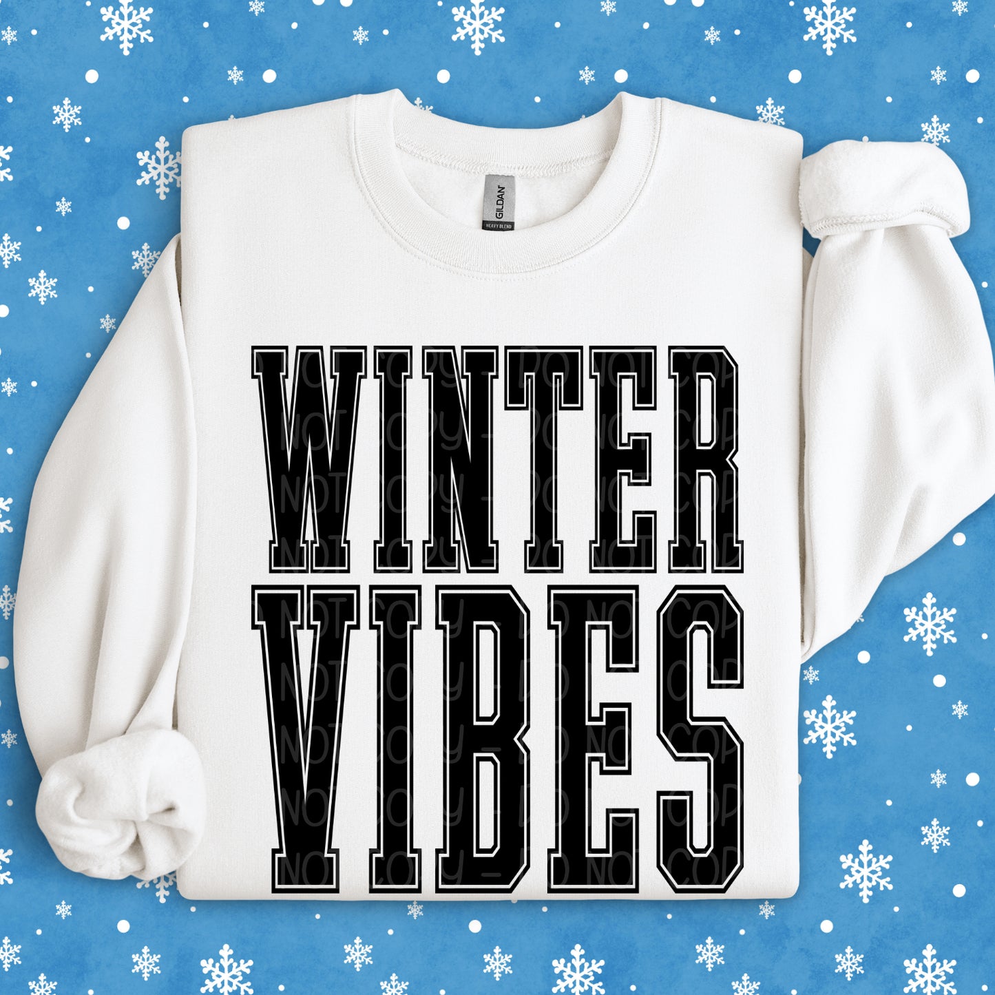 Winter Vibes 1 - 2025 Digital PNG Design