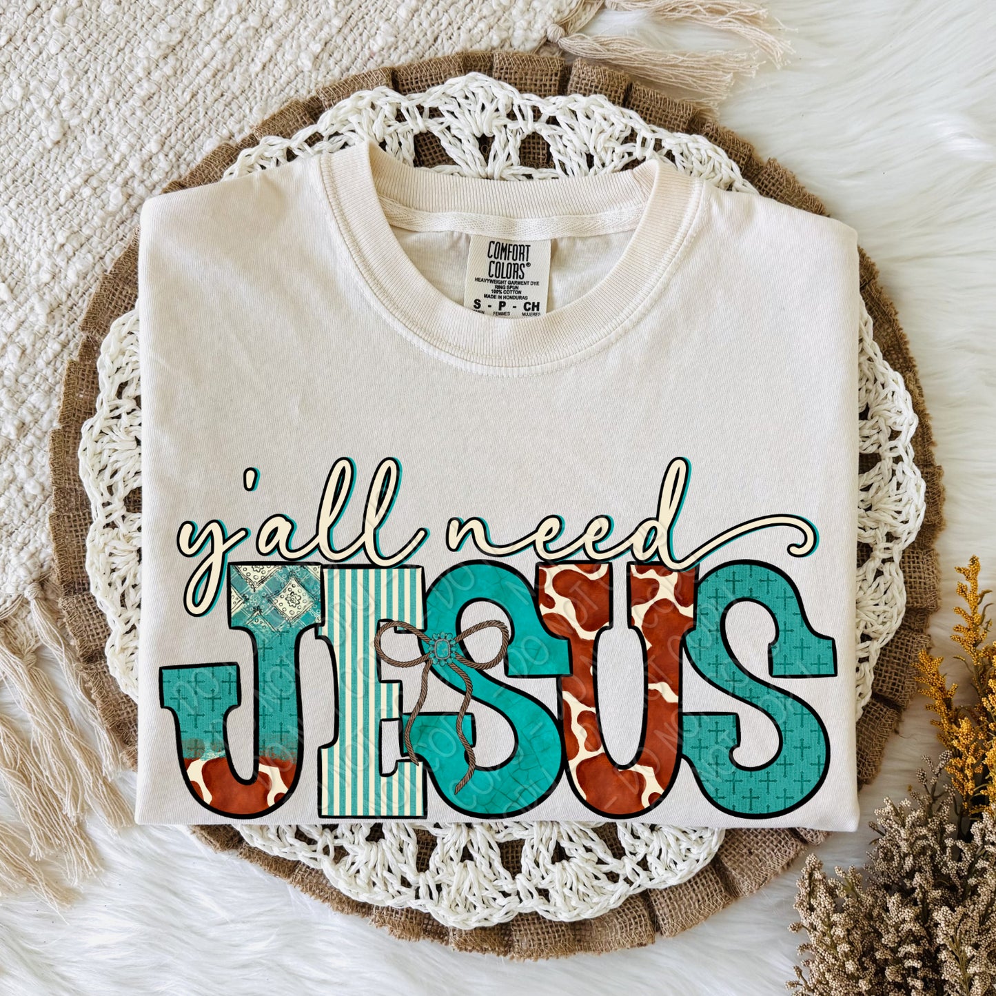 Y'all Need Jesus 1 - 2026 Digital PNG Design