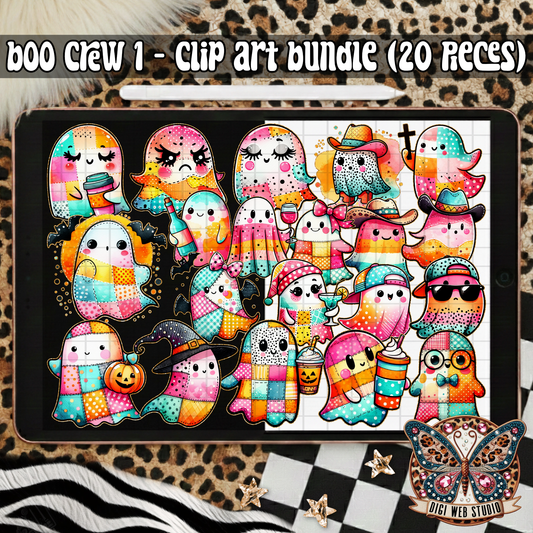 Design Elements - 2025 Clip Art Bundle - Boo Crew 1