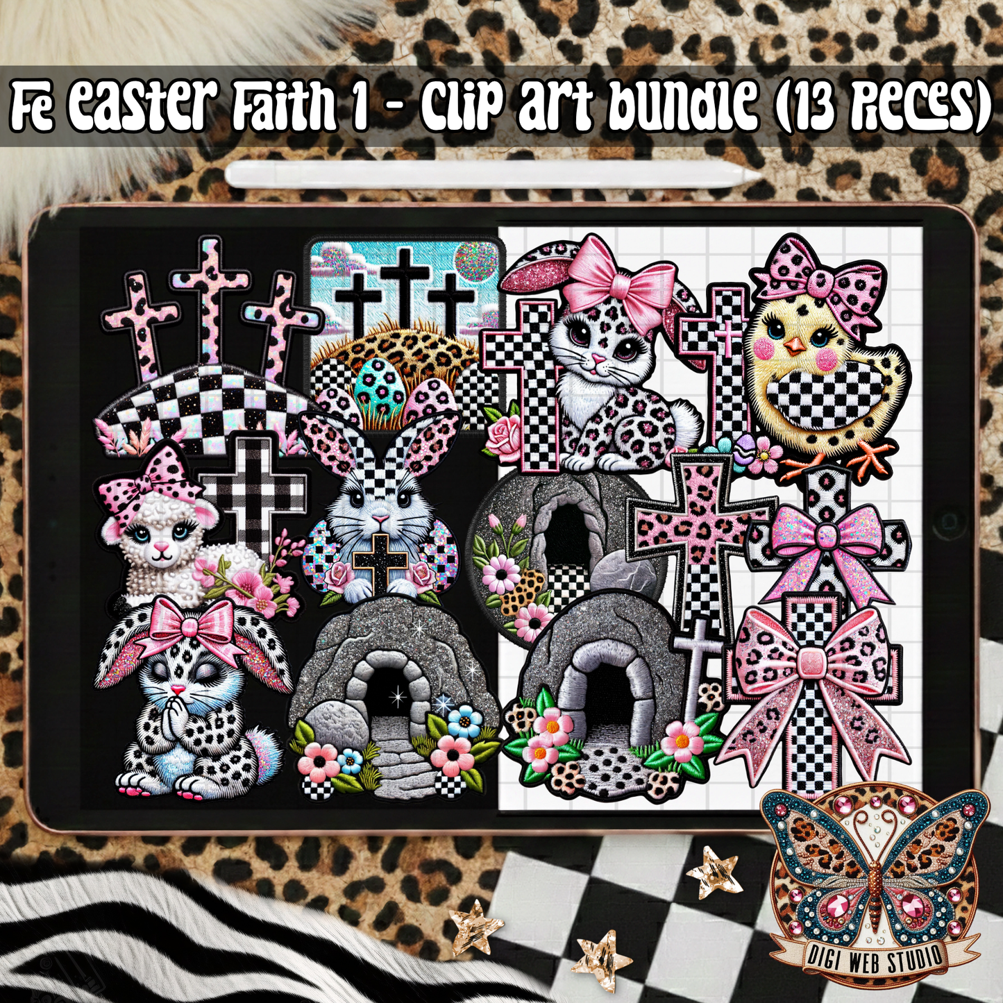 Design Elements - 2025 Clip Art Bundle - FE Easter Faith 1