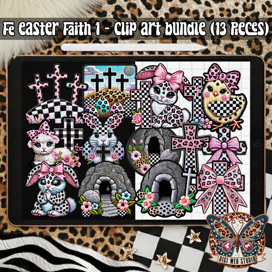 Design Elements - 2025 Clip Art Bundle - FE Easter Faith 1