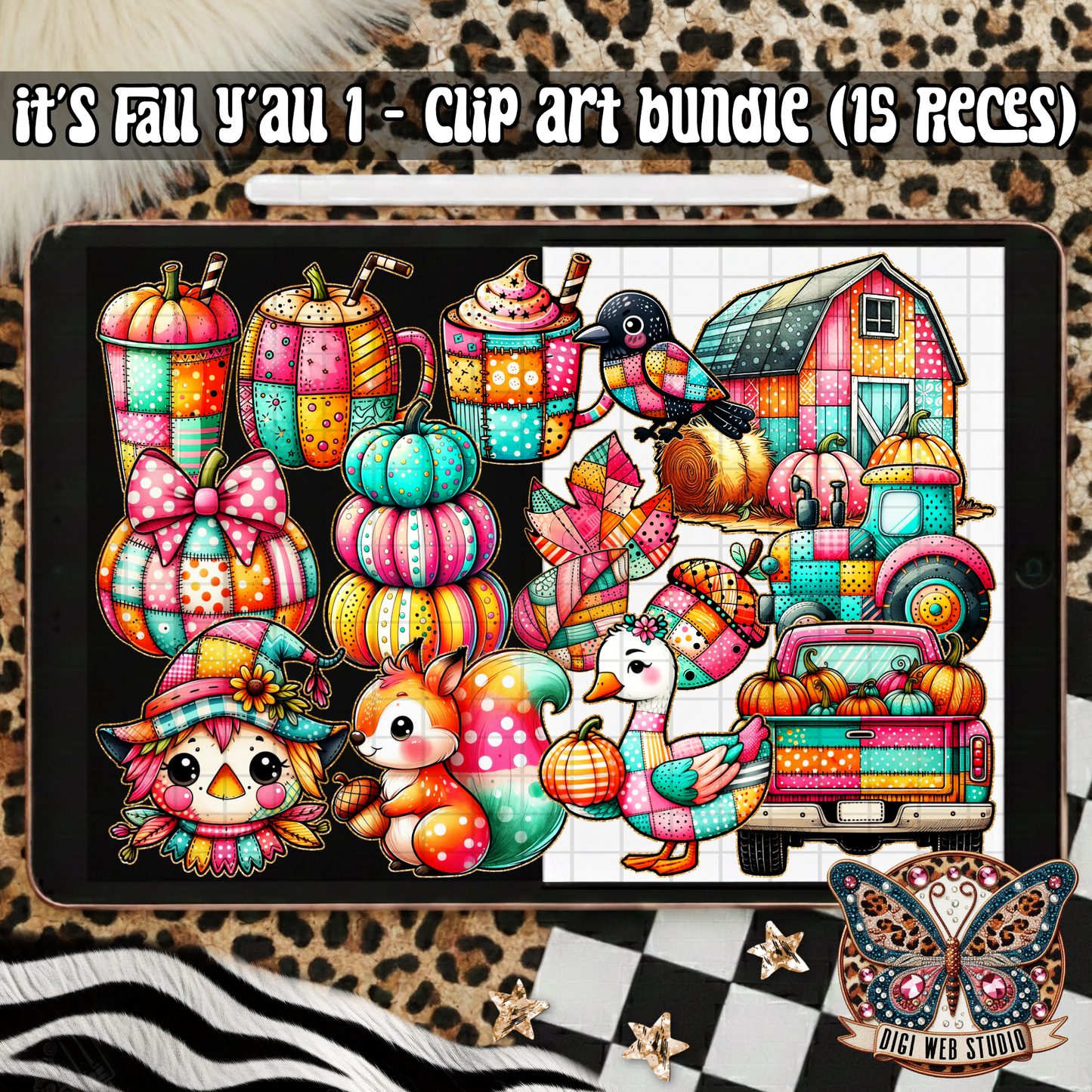 Design Elements - 2025 Clip Art Bundle - It's Fall Y'all 1