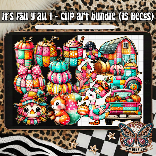 Design Elements - 2025 Clip Art Bundle - It's Fall Y'all 1