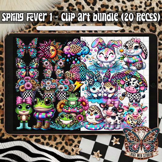 Design Elements - 2025 Clip Art Bundle - Spring Fever 1