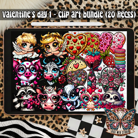 Design Elements - 2025 Clip Art Bundle - Valentine's Day 1