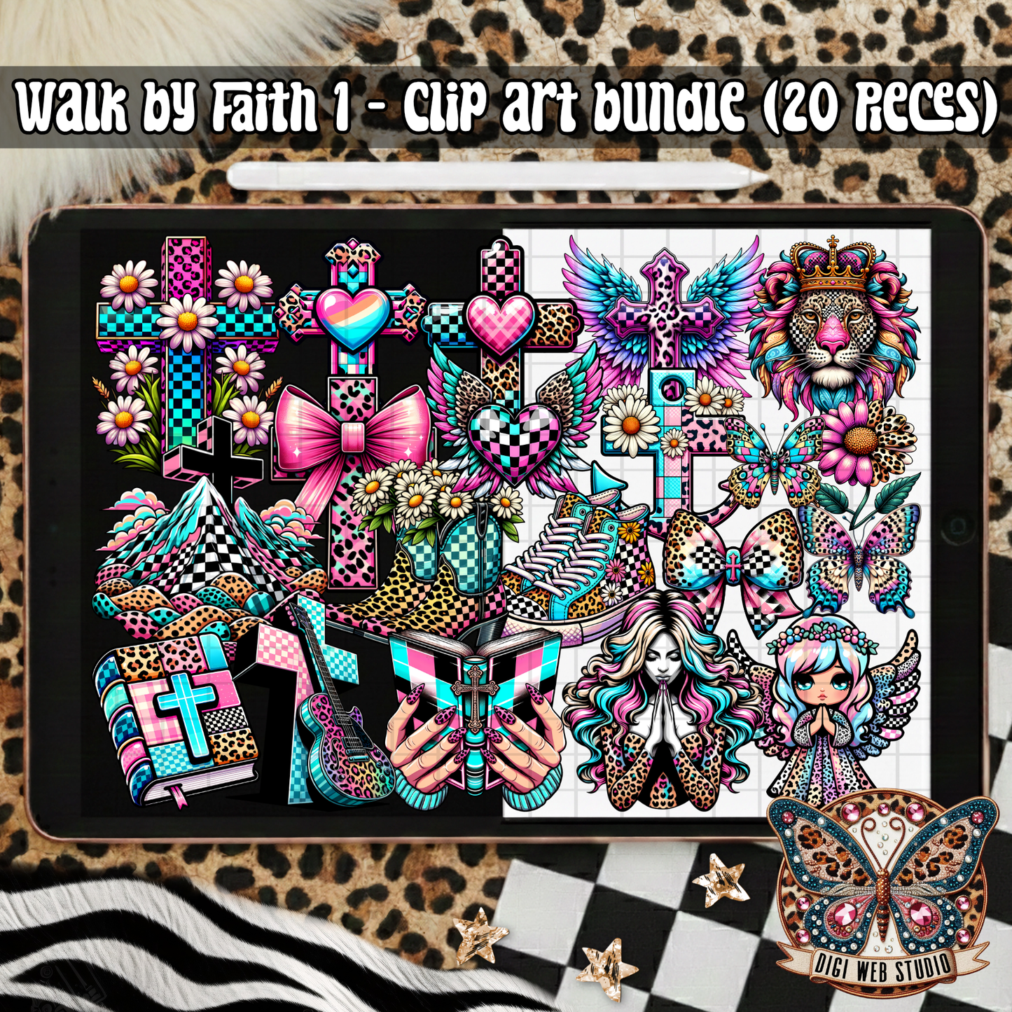 Design Elements - 2025 Clip Art Bundle - Walk By Faith 1