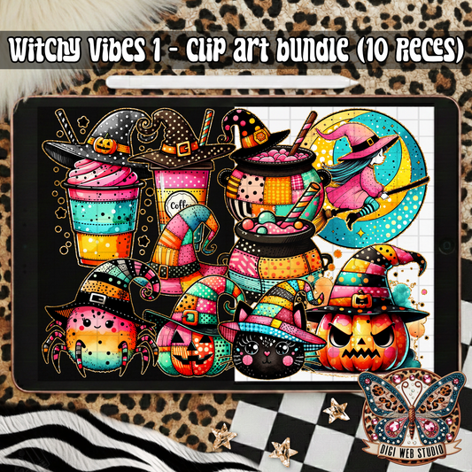 Design Elements - 2025 Clip Art Bundle - Witchy Vibes 1