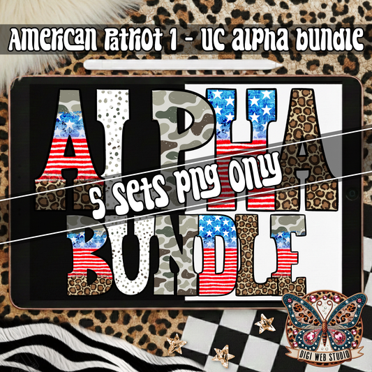 Design Elements - 2026 American Patriot 1 Alpha Bundle (5 Sets)