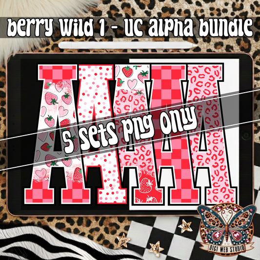 Design Elements - 2026 Berry Wild 1 Alpha Bundle (5 Sets)