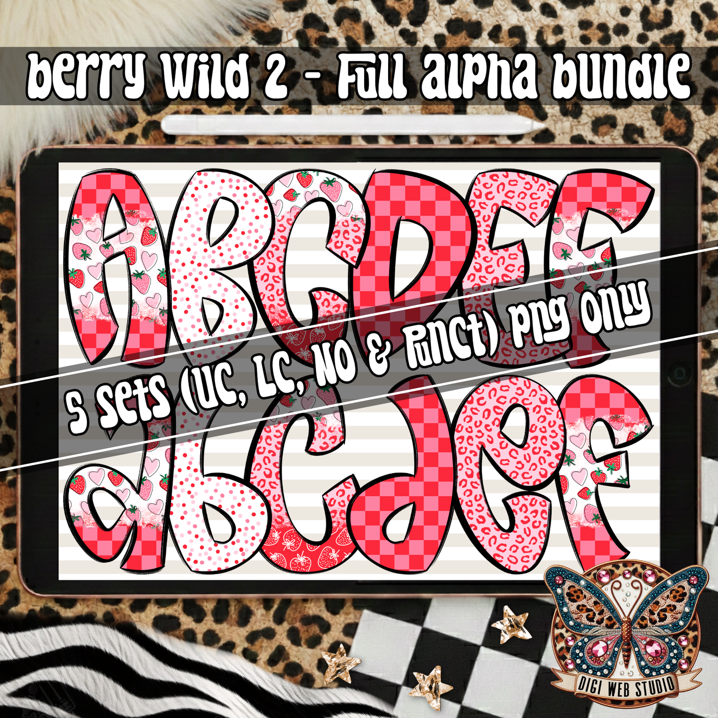 Design Elements - 2026 Berry Wild 2 Alpha Bundle (5 Sets)