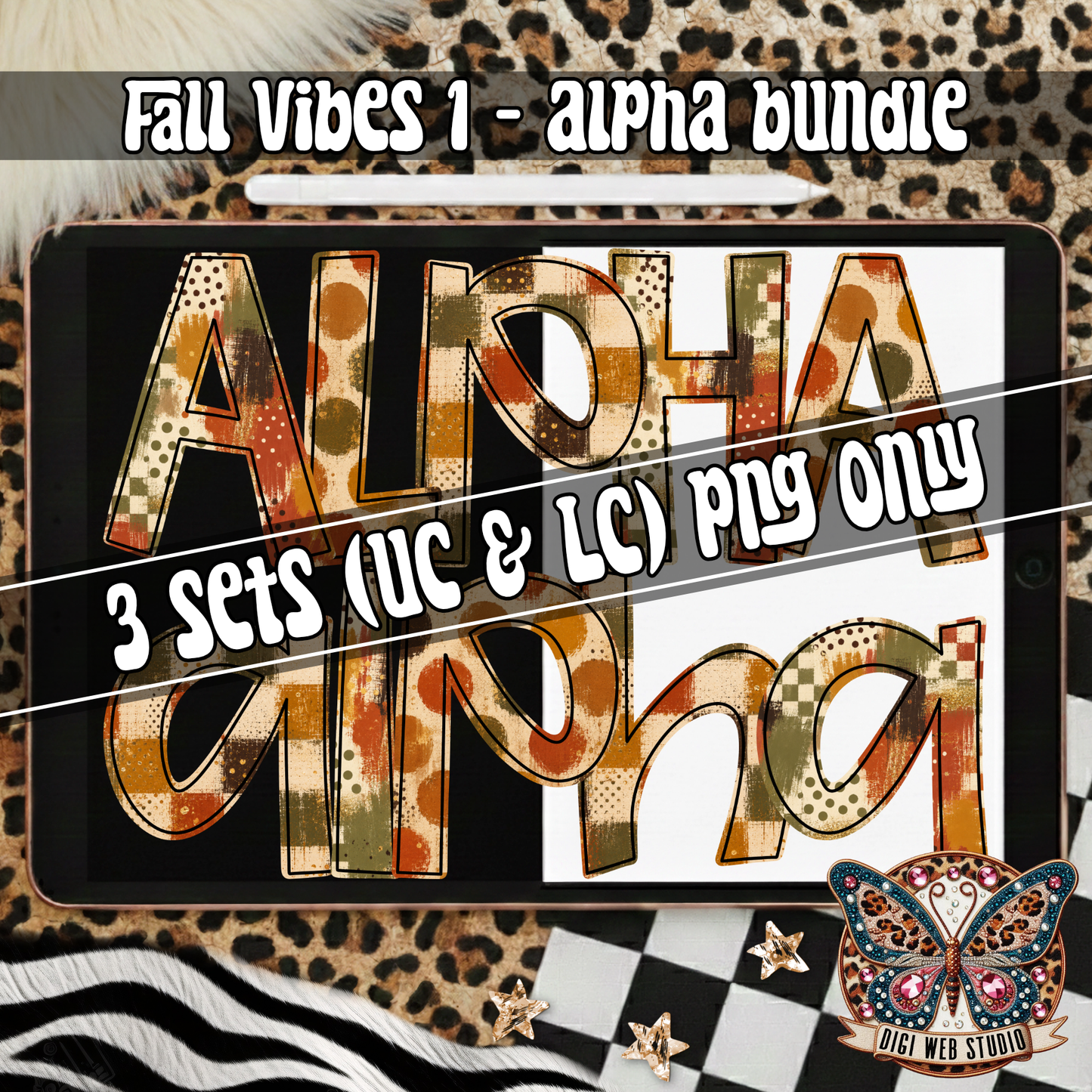 Design Elements - 2026 Fall Vibes 1 Alpha Bundle (3 Sets)