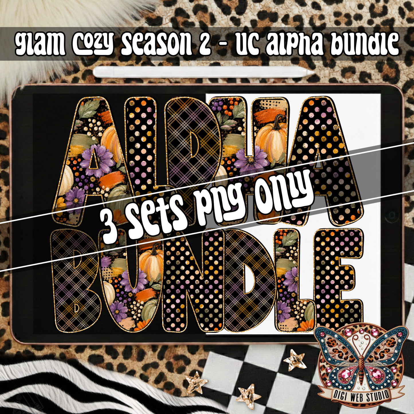 Design Elements - 2026 Glam Cozy Season 2 Alpha Bundle (3 Sets)