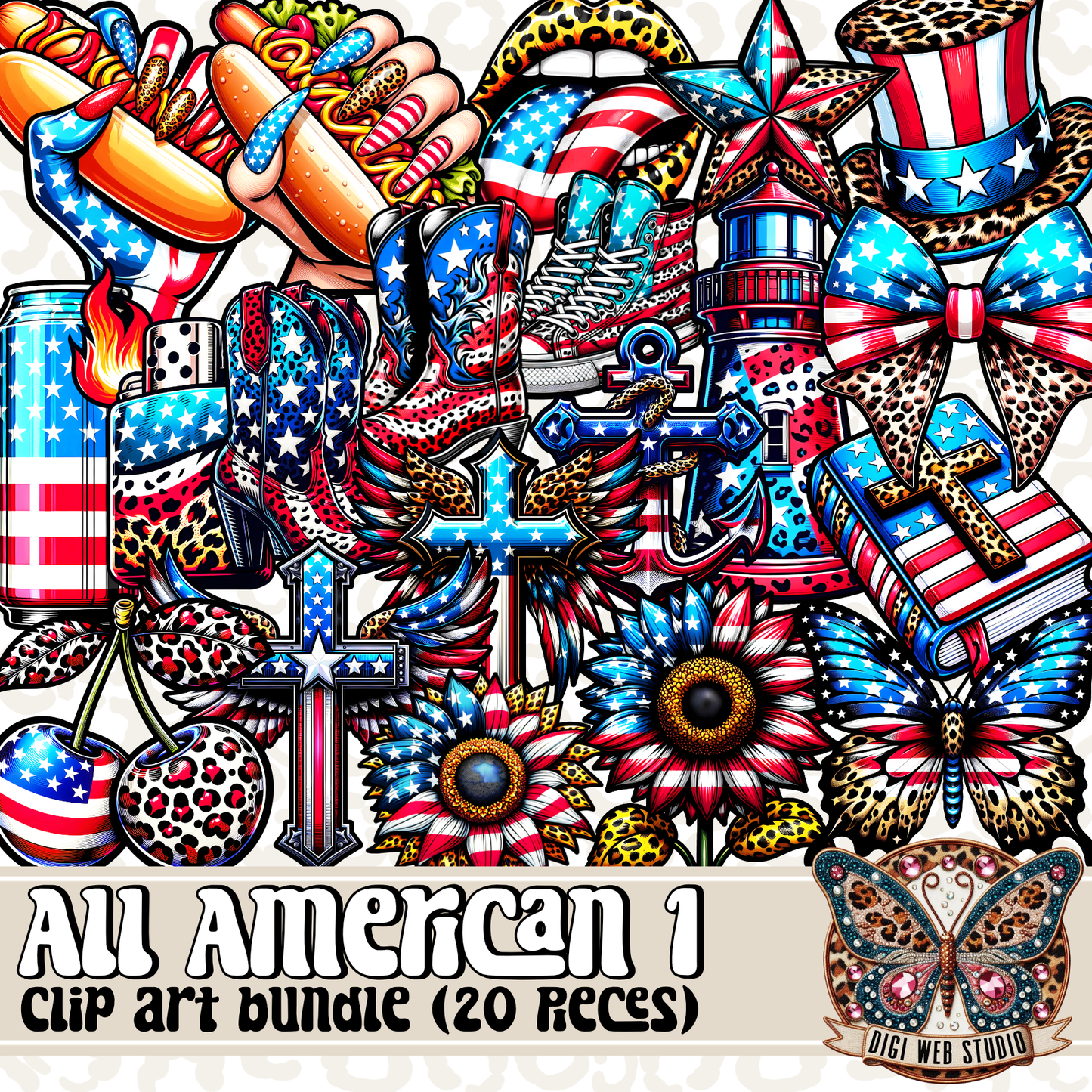Design Elements - Clip Art Bundle - All American 1