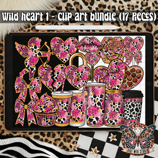 Design Elements - 2025 Clip Art Bundle - Wild Heart 1