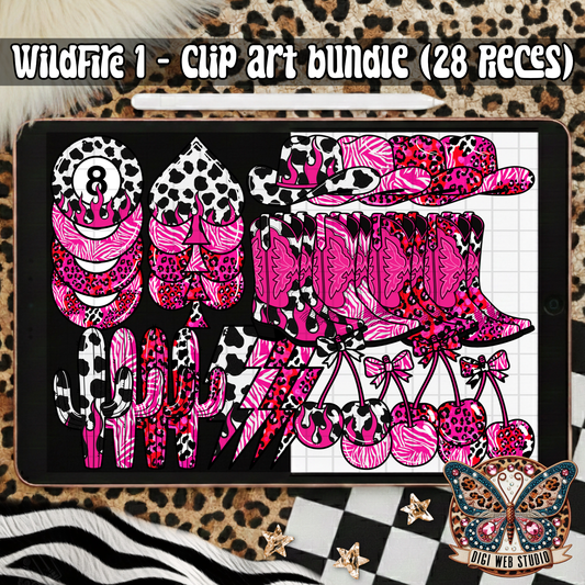Design Elements - 2025 Clip Art Bundle - Wildfire 1
