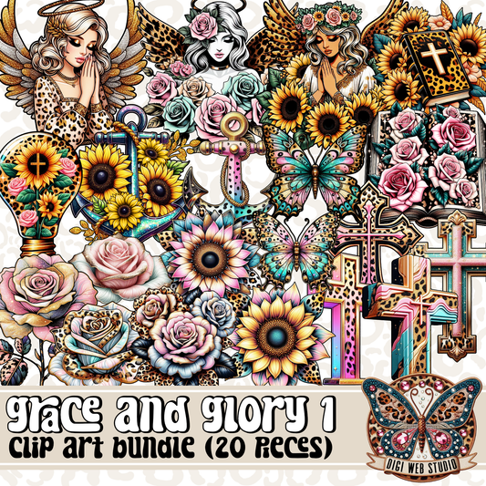 Design Elements - Clip Art Bundle - Grace and Glory 1
