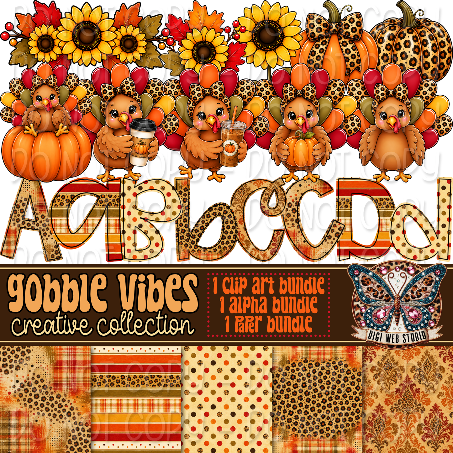 Design Elements - 2026 Gobble Vibes Creative Collection
